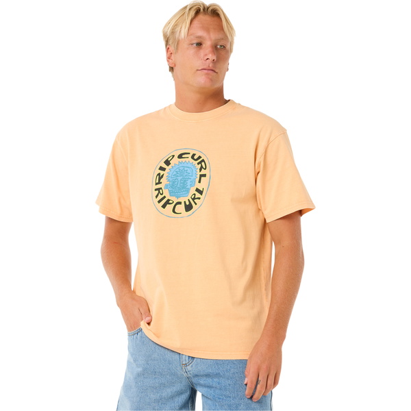 2025 Rip Curl Raw Energy Visions Tee Til Mænd 0OGMTE - Mandarin Zest